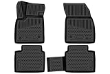 Element Set di Tappetini Auto in Gomma TPE 3D per Ford Focus Station Wagon | Mk4, 2018-2024 | Tappetini Auto Originali 100% Adatti, Gomma Auto Universali Resistanti, Tappeto