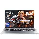 NAIKLULU 15.6 Pollici PC Gaming Portatile Processor i3 1025G1(1.2 a 3.4Ghz), RAM 16GB SSD 1TB Computer Portatile Laptop Gaming, TF Card/6000Mah/Tastiera Completa Retroilluminata/RJ45/Type-C