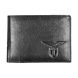 SS LAZIO Portafoglio in Pelle con logo impresso a caldo, Prodotto Ufficiale 173190