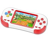 ZHISHAN Console di Gioco Portatile per Bambini con 220 Videogiochi Classici Integrati 3.0" LCD Schermo Sistema di Gioco Elettronico Ricaricabile per Adulto Compleanno e Regalo di Natale-Verde