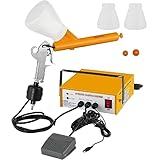 SACLMD Elettrostatica a Macchina per verniciatura a Polvere Piccola Attrezzatura a spruzzo con Pistola a spruzzo,per Attrezzature Sportive di Hardware automobilistico