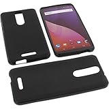 foto-kontor Custodia Compatibile con cellulari Wiko View Cover in Gomma TPU di Colore Nero