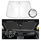 SHAOHAO Compatibile con Audi Q8 2019-2024 Parasole pieghevole, protezione dai raggi UV e dal calore, parabrezza Accessori per auto Parasole Audi Q8