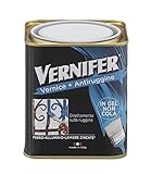 AREXONS | Vernifer Prodotto verniciante Bianco Brillante, Smalto antiruggine 750 ml, Adatto a protezione e finitura di interni ed esterni, Gel verniciante