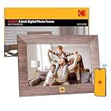 KODAK Cornice Digitale WIFI 8 Pollici，Cornice Foto Digitale con Schermo Touch IPS 1280 * 800 e 32GB di Memoria，Cornice Elettronica per Micro SD Card, Rotazione Automatica