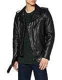 Schott nyc Lc1140blk Giacca di Pelle, Nero, X-Large Uomo