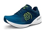 Topo Athletic Phantom 4 - Scarpe da corsa da uomo, leggere, comode, 5 mm, per corsa su strada, Blu/Lime, 44.5 EU
