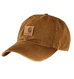 Carhartt Herren Canvas Cap Baseballkappe, Carhartt Braun, Einheitsgröße