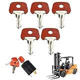 5 chiavi di accensione di ricambio, 702, chiavi di avviamento per escavatore, trattore, moto