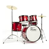 Fame JBJ1049A-R "Elias" 5-Piece Drum Kit (Red) - Batteria set