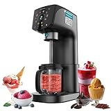 Cecotec Gelatiera - Macchina per Gelato e Dessert Congelati Gelatec 2100. 500W. 11 Programmi: Gelati. Sorbetti. Frullati. Frappè. Tecnologia CreamOn. Touch Screen. Capacità 2.1L con Tarrine BPA Free