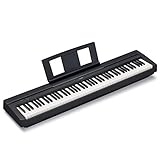 Yamaha Digital Piano P-45B Pianoforte Digitale dal Suono Acustico Autentico, Design Compatto, Leggero ed Elegante, Facile da Usare e Trasportare, Nero
