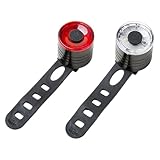Fari per bici da 18 g - Batteria a bottone Luci per ciclismo all'aperto, forniture per biciclette e mountain bike Fari Luci posteriori Luci domestiche