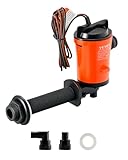 VEVOR Pompa Aeratrice per Pozzo Vivo da Barche Dritta da 12 V 800 GPH con Motore Staccabile Esche a 90 Gradi per Barche Pompa per Acqua Salata Dolce Sommergibile Resistente alla Corrosione