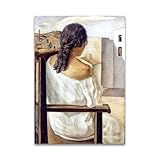 RYLJCZ Riproduzioni di dipinti famosi di Salvador Dalí, stampa artistica su tela per soggiorno, 50 x 75 cm, senza cornice