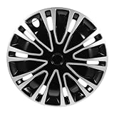 Vaguelly Coprimozzo Decorativo Per Auto Coprimozzi Ricambio Per Cerchi Da 14 Pollici in Acciaio Facile Installazione e Unico Set 4 Pezzi Adatto a Diversi Modelli Auto