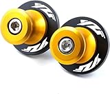 ZESIDIMO 2 pezzi M6 Nottolini per Yamaha YZF R1 R1M R3 R6 R7 R25 R125 YZFR6 YZFR1 Accessori Moto Cavalletto Alzamoto Posteriore Forcellone (Oro)