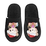 Scarpe Da Casa Simpatiche Scimmiette Natalizie Con Stile Eleganti Scarpe Di Cotone Comode Slippers Per Unisex Hotel Esterno L