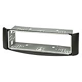 tomzz Audio 2451-003 Cornice della radio compatibile con Smart fortwo (450) 1998-2007 nera con slot in metallo