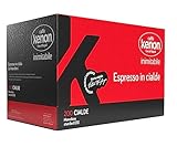 KENON Caffè – 200 Cialde ESE 44mm Compatibili – Espresso Tostato e Macinato da 7g, Confezionate Singolarmente per un Aroma Intenso e Cremoso