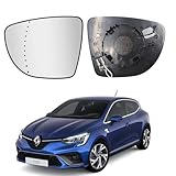 Vetro Specchietto per Renault Clio IV, V, Capture, Sinistro, Riscaldabile, 963669996R