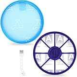 Zaxiva Set di filtro HEPA per Dyson DC19 DC20 DC21 DC29, filtri motore superiori e inferiori, parte di ricambio per aspirapolvere anteriore e posteriore, adatti per aspirapolvere portatili domestici