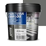 JOVIRA PINTURAS- 6 Chilo - Pittura per pavimenti esterni ed interni, garage e superfici sportive in genere, finitura opaca. Protegge le superfici in calcestruzzo, cemento (4 Litri, Grigio) B-17