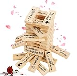 Vauki Italiano Gioco Super Naughty Block Tower - Giochi di Coppia Lust Tower,Erotiici Coppie per Adulti, Giochi hot per coppie adulti,48 pezziNEW4