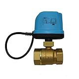 Valvola a sfera motorizzata DN15 DN20 DN25 DN32 2 vie 220 V ottone elettrovalvola Acqua valvole (1/2 pollice)