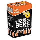 GLOP Game, Giochi da Tavolo Adulti di Carte per Bere, Regali Simpatici e Divertenti, Idee Regalo per Lei e Lui, per Natale, Amica, Amiche, Giochi Alcolici per Feste, Drinking Game