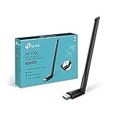 TP-Link Archer T3U Plus Chiavetta WiFi AC1300Mbps, Alto Guadagno, Wireless Dual Band, Adattatore USB, Antenna WiFi Usb per PC, MU-MIMO, Beamforming, WPA3, Windows 11/10/8.1/8/7/XP, Mac OS