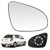Vetro Specchietto Retrovisore Riscaldabile Compatibile con Toyota Yaris 2014-2018 (Destra)