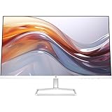 HP 527sa Monitor con Casse, Schermo da 27" FHD IPS Antiriflesso, Tecnologia Eye Ease, Tempo Risposta 5 ms GtG Overdrive, Risoluzione 1920 x 1080, Software Display Center, HDMI, Bianco