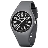 GOLDEN HOUR Orologio Unisex, Orologi Donna Digitale Analogici Sportivi Impermeabili, Orologio da Uomo con Quadrante di Facile Lettura e Cinturino in Silicone per Infermieri Medici Donne, Studenti