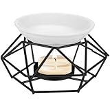 XFLYP Bruciatore di Essenze, Bruciatore a Olio in Metallo e Ceramica, Bruciatore Ad Aroma Olio Per La Casa Per Casa Ufficio Camera Da Letto Soggiorno