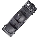 Vinciann Pulsantiera interruttori alzacristalli console regolazione finestrini lato guida compatibile con codici OEM 25401-3DF0B e 25401-1KA0B e adatto a Juke 2011-16 - PIA4