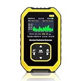 Contatore Geiger radioattività, misuratori Emf radioattività, rilevare raggi X, Y e ß, display LCD 5 unità di misura