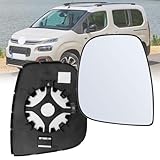 Specchietto retrovisore riscaldato compatibile con Citroen Berlingo 2012-2018/Peugeot Partner MK2 facelift 2012-2018, specchietto retrovisore riscaldato (sinistro)