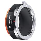 K&F CONCEPT Lente Mount Adattatore Manuale Fuoco: Compatibile con Compatibile con Canon EF&EF-S Lente a Compatibile con Sony E Mount Corpo Fotocamera(NON esegue la messa a fuoco automatica)