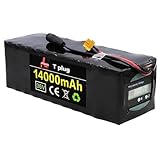 Batteria Bicicletta Elettrica 36V 14Ah Batteria agli ioni Litio per Bici Elettrica 10S4P Per Motore per Scooter Elettrico da 500W con BMS + Charger 54.6V 2A T plug,36V 14Ah