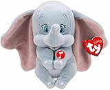 TY Sparkle - Peluche Morbidissimo Disney Classic Dumbo da 20 cm con Suono, Elefante, T41095