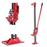 KATSU Farm Jack Heavy Duty 48" 1200 mm 3,5 Ton Capacità di Carico Offroad Martinetto Cricchetto ad Alto Sollevamento Cric Fuoristrada per ATV 4x4 Trattori Camion 161195