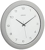 SEIKO Orologio da parete da ufficio, tono argento, non taglia