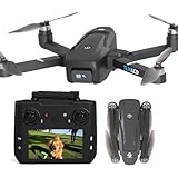 Tolatoyus TL16LCD Drone FPV Motore Brushless Fotocamera 4K GPS Ritorno Automatico 5G Mini Quadricottero RC per Principianti Decollo/Atterraggio a Tasto Unico 3D Flip Design Pieghievole