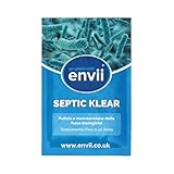 envii Septic Klear - Enzimi per Fosse Biologiche, Pulizia e Manutenzione Batteri per Fosse Biologica Pastiglie, Scioglie Gli Ingorghi ed Elimina Cattivi Odori – Trattamento di 12 Mesi
