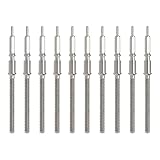 ECSiNG 10 Pezzi Di Ricambio Per Stelo Di Carica dell'orologio Compatibile Con ETA 2824-2 2834-2 2836-2 Compatibile Con I Movimenti Sellita SW200