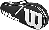 Wilson Advantage 3 Portaracchette, Nero/Bianco, 71 x 22.5 x 29 cm