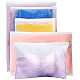 Annhao 15 Pezzi Sacchetti da Viaggio Impermeabili, Trasparenti Risigillabili da Zip Borsa Viaggio Multifunzione Borsa Organizer Sacchetti per Vestiti, Biancheria Intima, Scarpe, Cosmetico (5 Taglie)