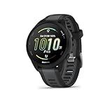 Garmin Forerunner 165, Smartwatch per la corsa, 43mm, Musica, App di Streaming, GPS, Cardio, VO2max, Report mattutino, HRV Status, Piani gratuiti 5K, 10K, 21K e Maratona, Pay (Black)