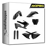 acerbis 0021831.090 kit plastiche completo nero compatibile con husqvarna tc 125 2016 2017 2018 mototopgun